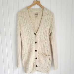 Duluth Women's Fisherman Cardigan Sweater SMALL